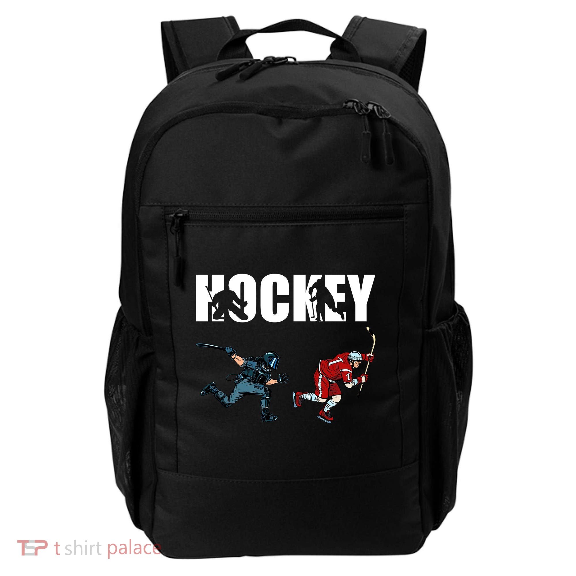 Eat Sleep Hockey Ice Hockey Player Gift Backpack