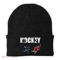 Eat Sleep Hockey Ice Hockey Player Gift Beanie thumb 0