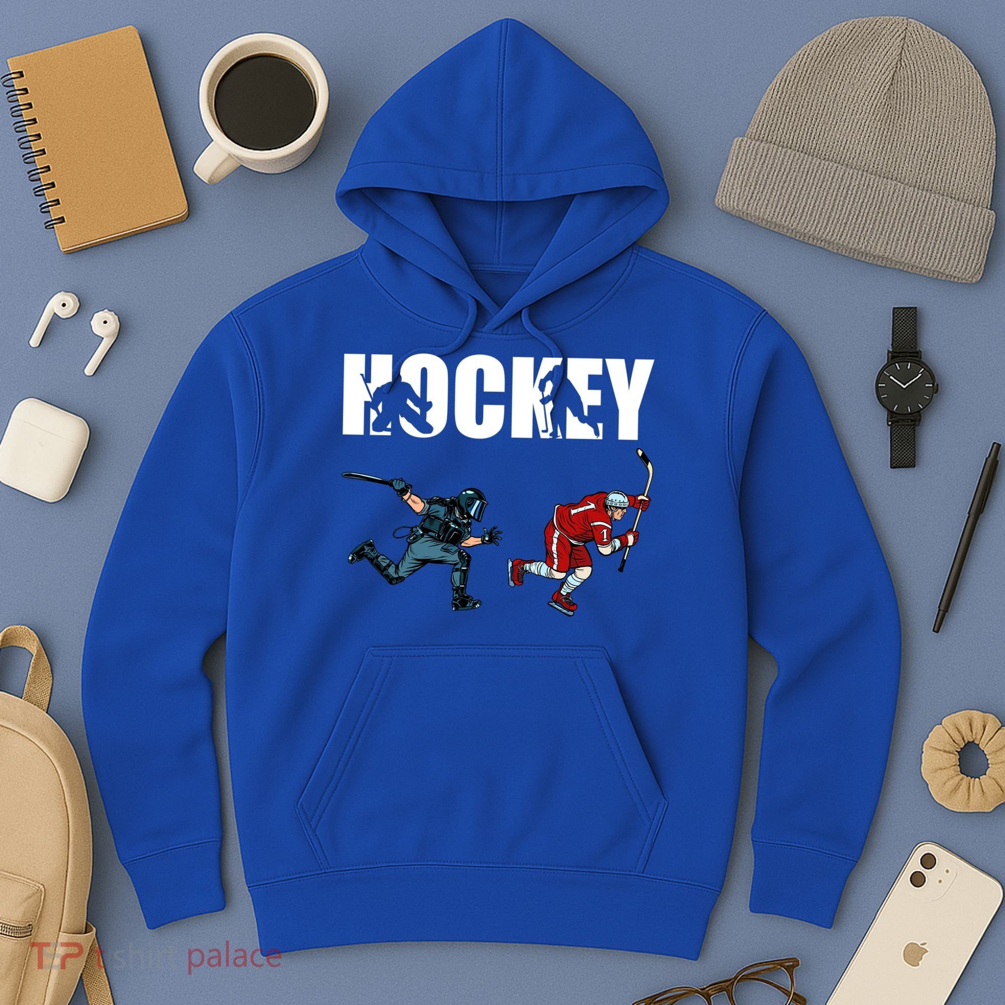 Eat Sleep Hockey Ice Hockey Player Gift Hoodie
