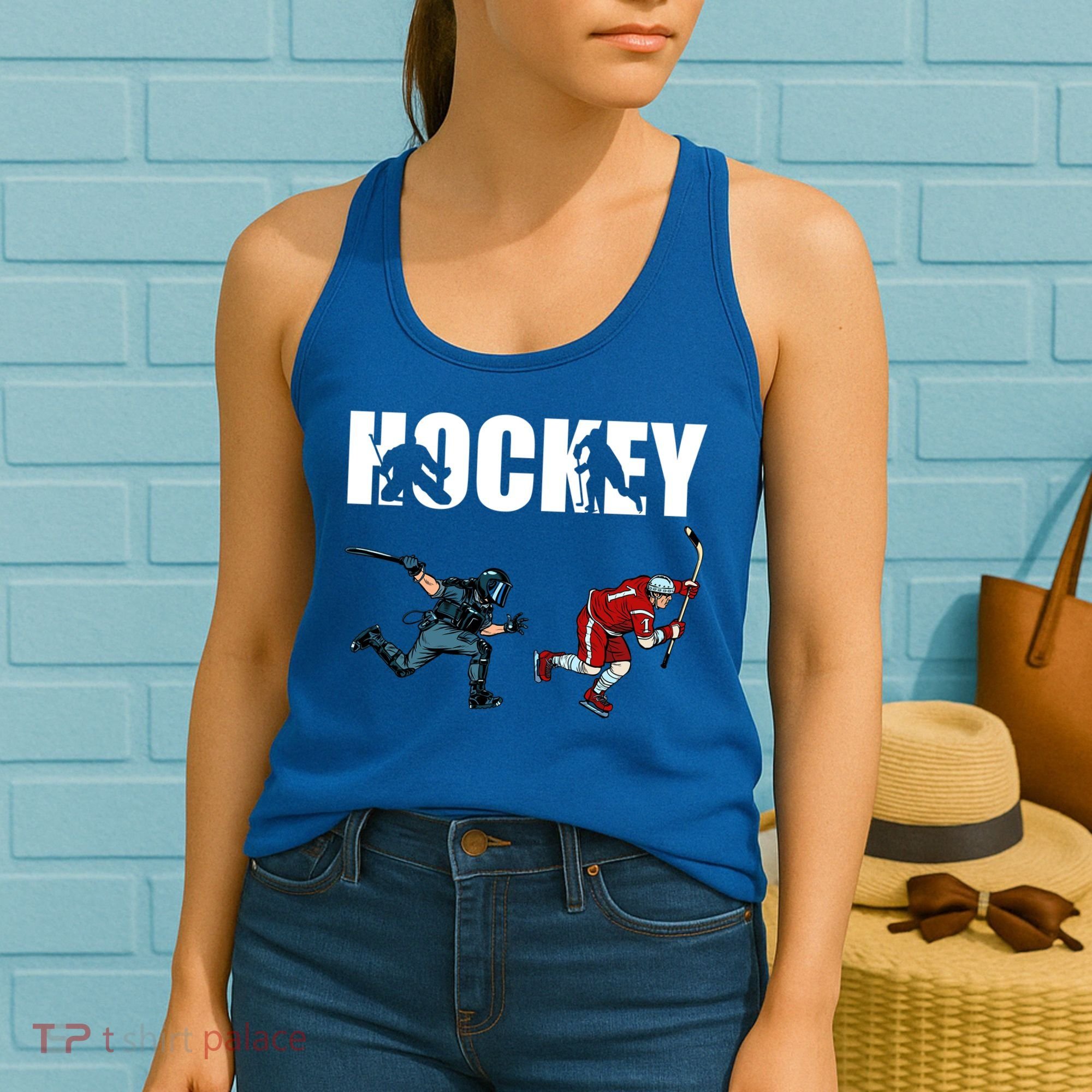 Eat Sleep Hockey Ice Hockey Player Gift Women's Tank Top