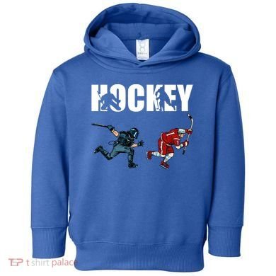 Eat Sleep Hockey Ice Hockey Player Gift Toddler Hoodie