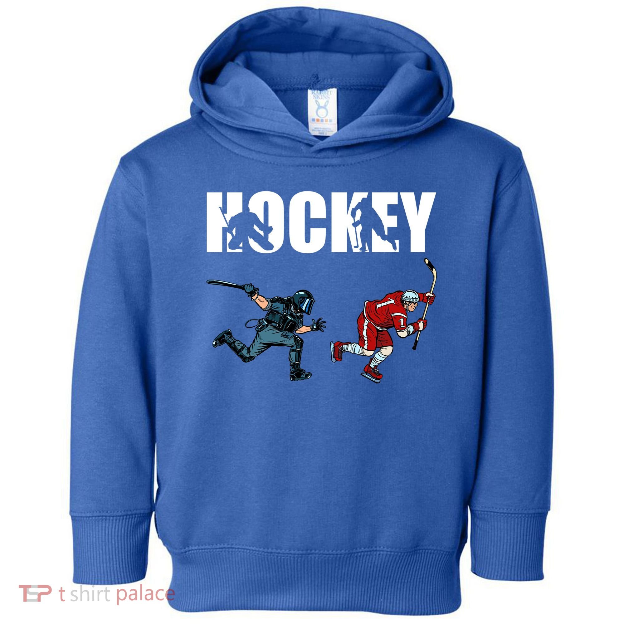 Eat Sleep Hockey Ice Hockey Player Gift Toddler Hoodie