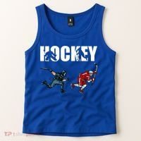Eat Sleep Hockey Ice Hockey Player Gift Tank Top thumb 2