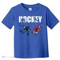 Eat Sleep Hockey Ice Hockey Player Gift Toddler T-Shirt thumb 0