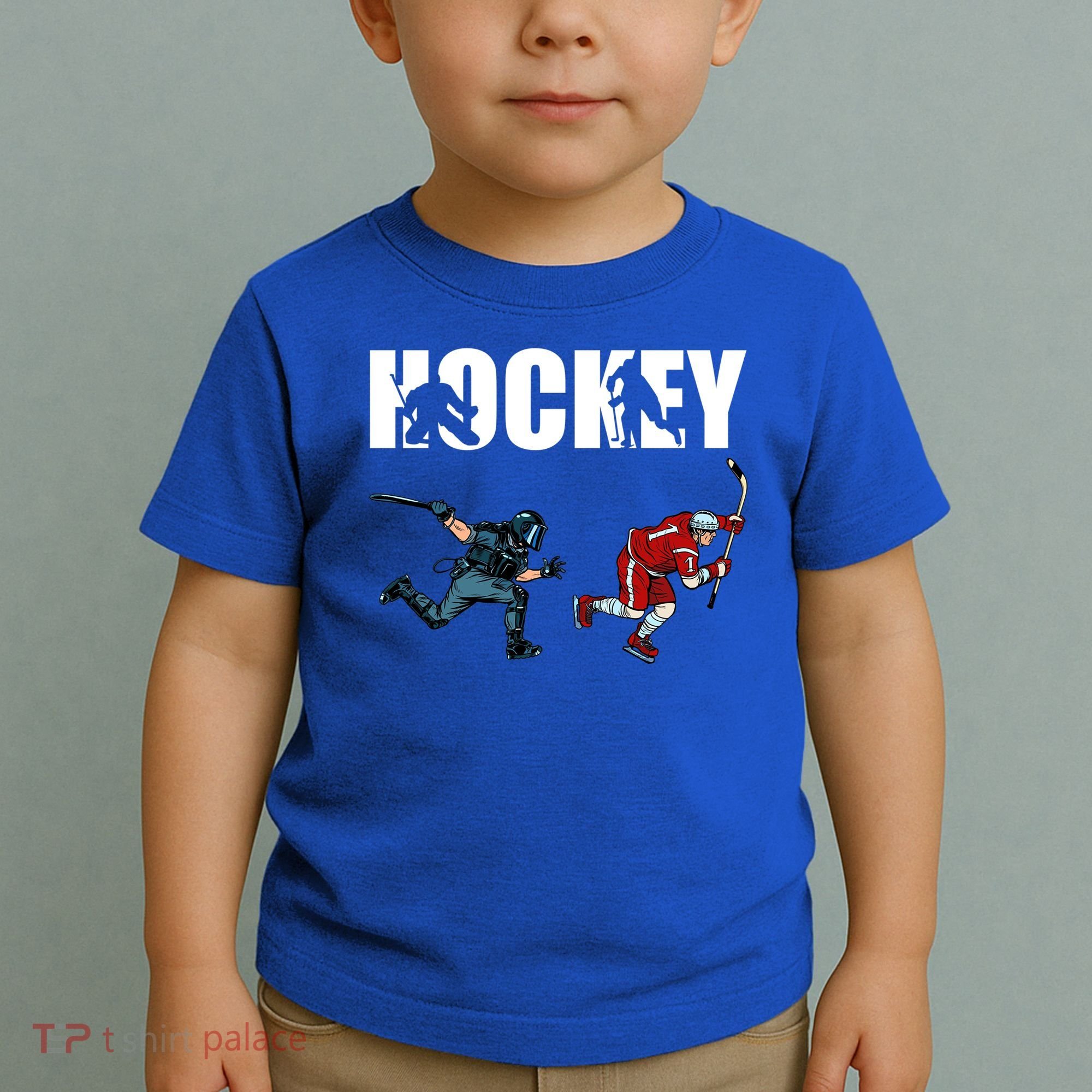 Eat Sleep Hockey Ice Hockey Player Gift Toddler T-Shirt