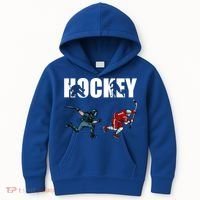 Eat Sleep Hockey Ice Hockey Player Gift Kids Hoodie thumb 0