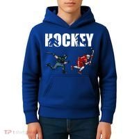 Eat Sleep Hockey Ice Hockey Player Gift Kids Hoodie thumb 4