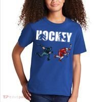 Eat Sleep Hockey Ice Hockey Player Gift Kids T-Shirt thumb 2