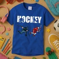 Eat Sleep Hockey Ice Hockey Player Gift Kids T-Shirt thumb 3