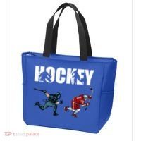 Eat Sleep Hockey Ice Hockey Player Gift Tote Bag thumb 3