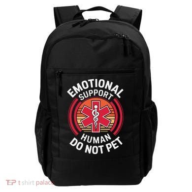 Emotional Support Husband Do Not Pet Funny Backpack