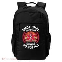 Emotional Support Husband Do Not Pet Funny Backpack thumb 0