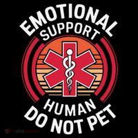 Emotional Support Husband Do Not Pet Funny Bucket Hat thumb 4
