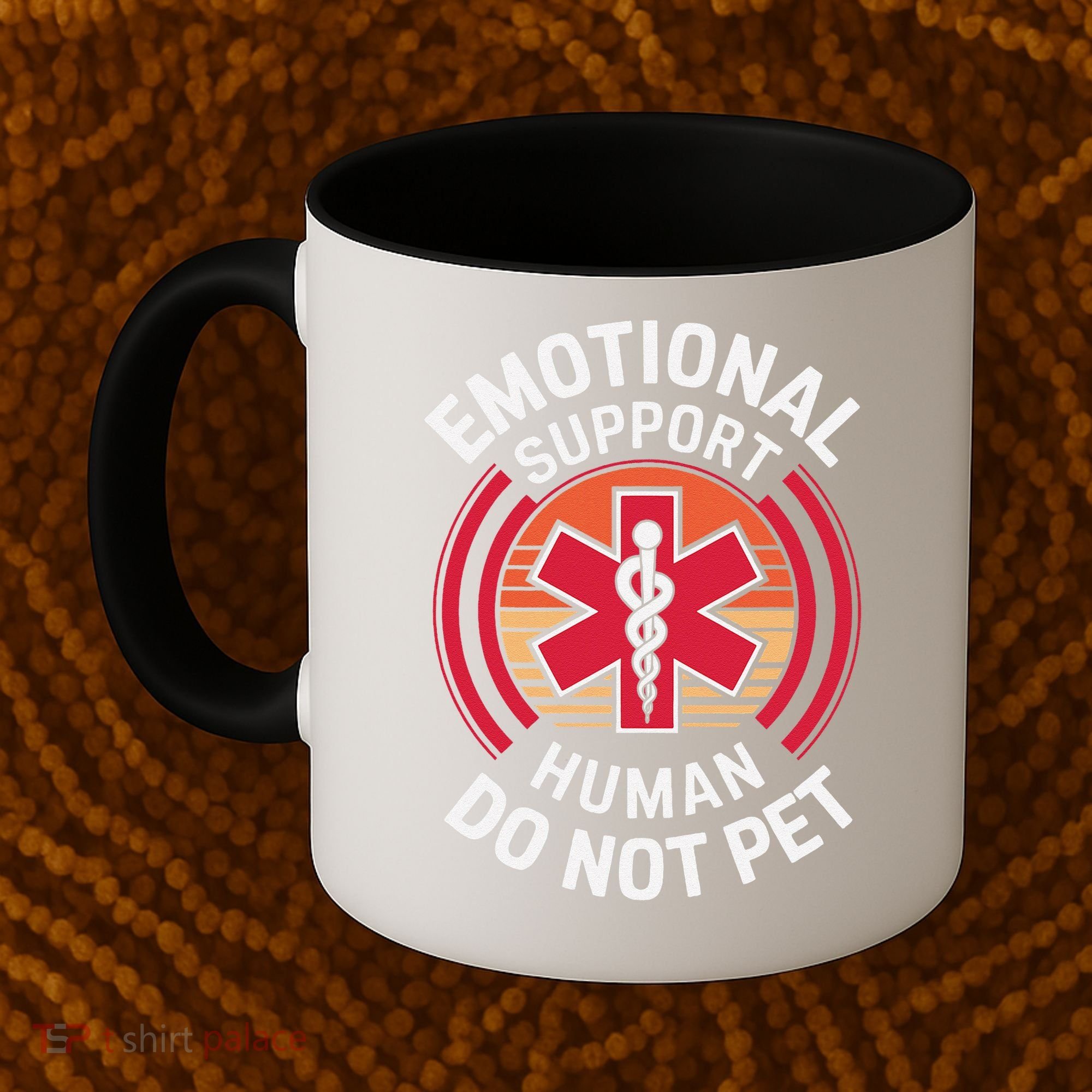 Emotional Support Husband Do Not Pet Funny Coffee Mug