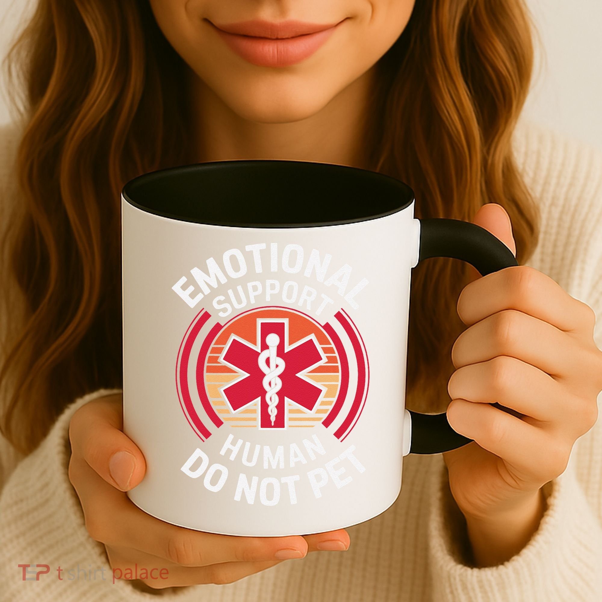 Emotional Support Husband Do Not Pet Funny Coffee Mug