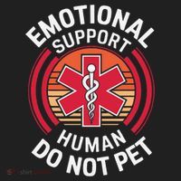 Emotional Support Husband Do Not Pet Funny Beanie thumb 2