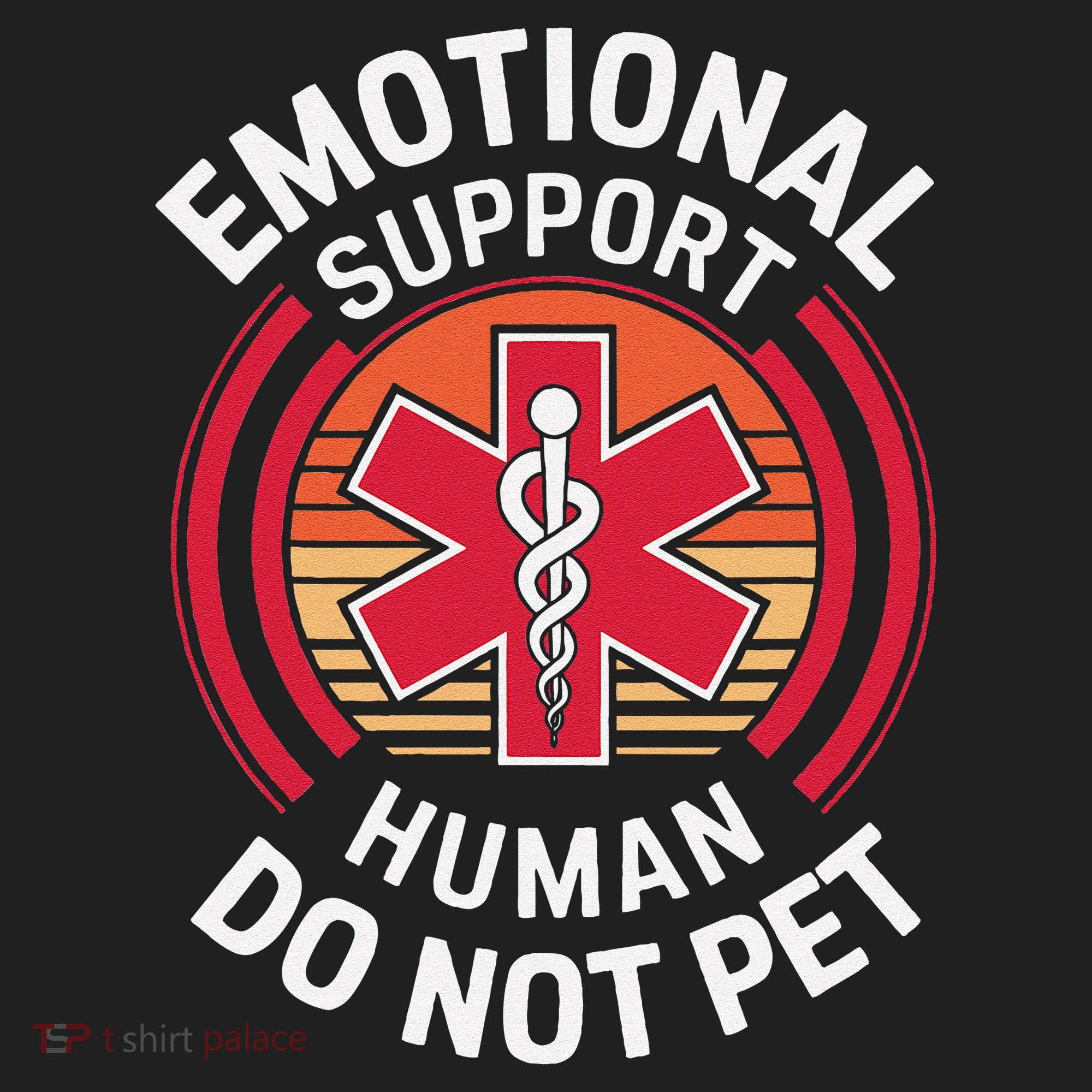 Emotional Support Husband Do Not Pet Funny Tumbler
