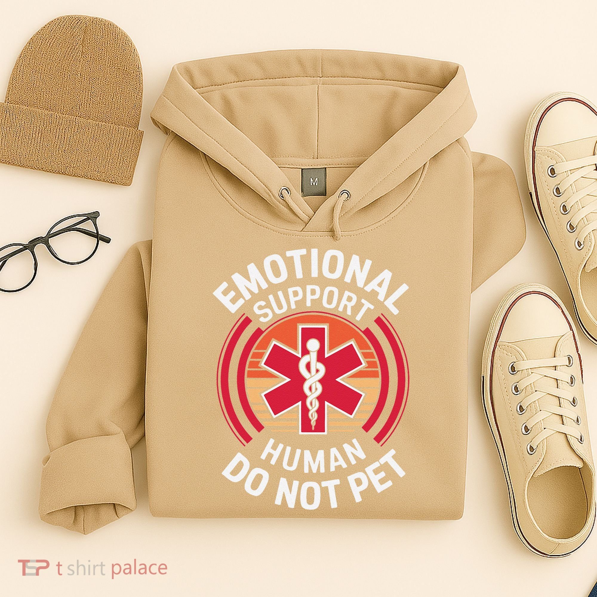 Emotional Support Husband Do Not Pet Funny Hoodie