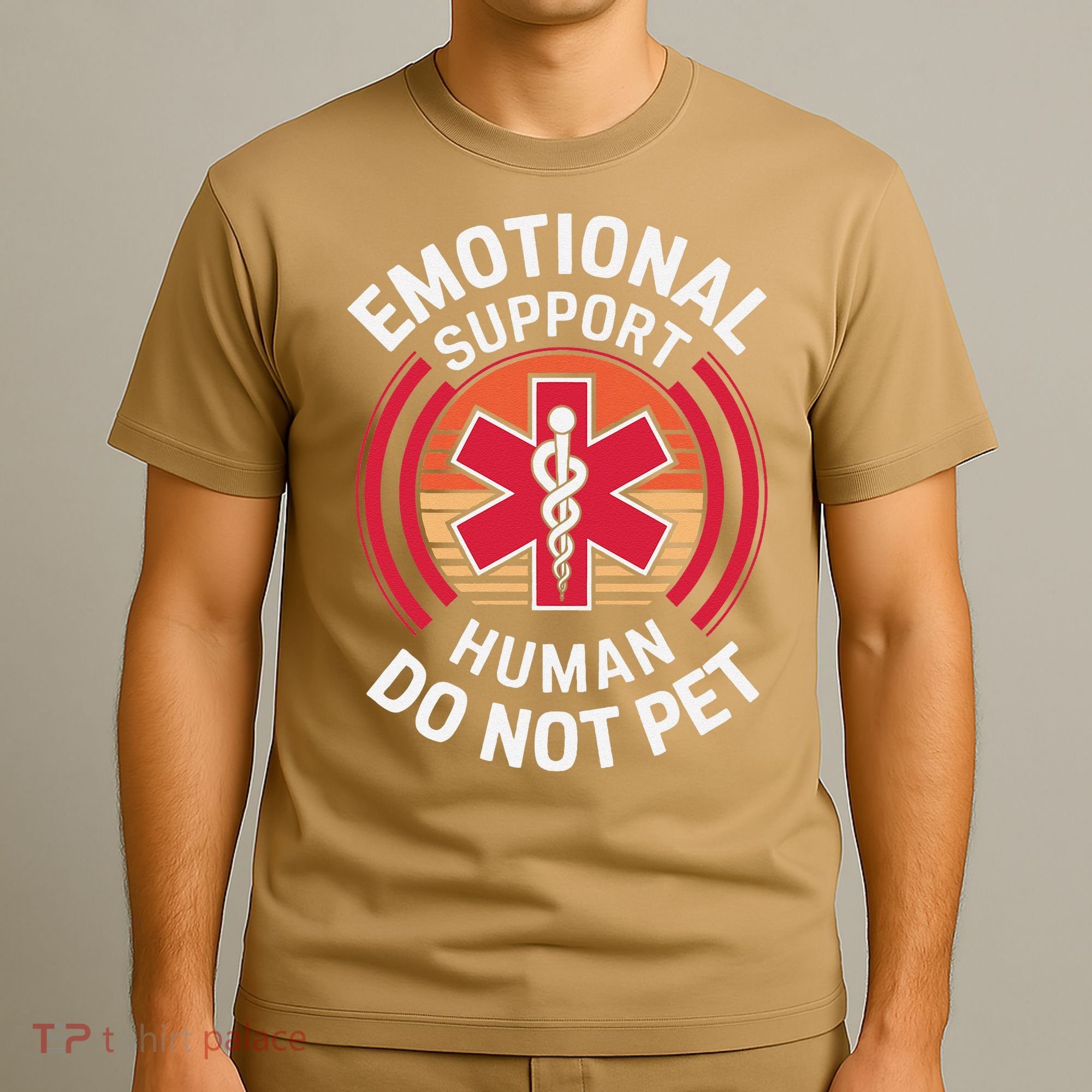 Emotional Support Husband Do Not Pet Funny T-Shirt