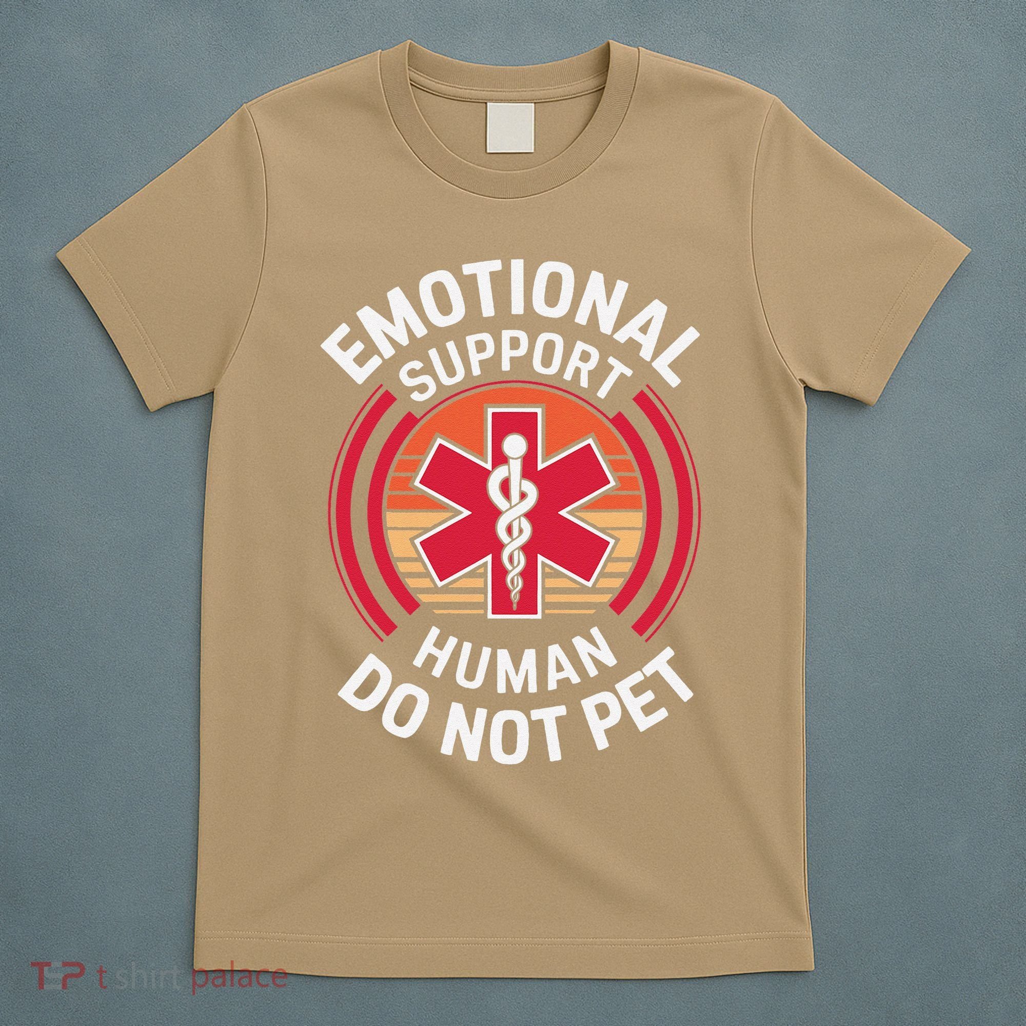 Emotional Support Husband Do Not Pet Funny T-Shirt