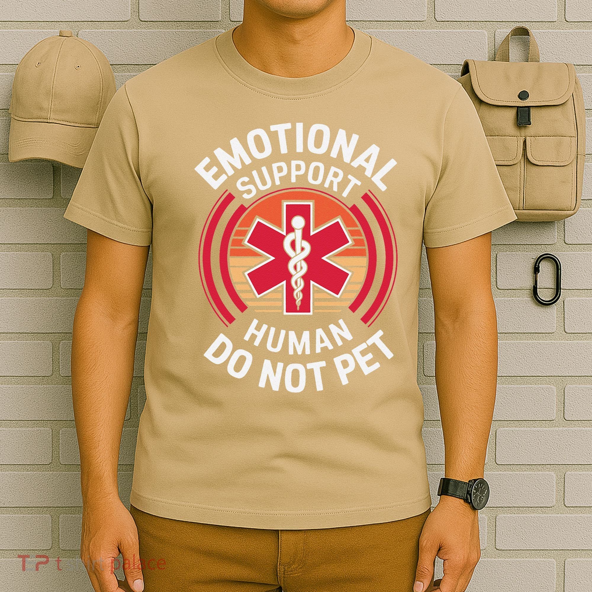 Emotional Support Husband Do Not Pet Funny T-Shirt