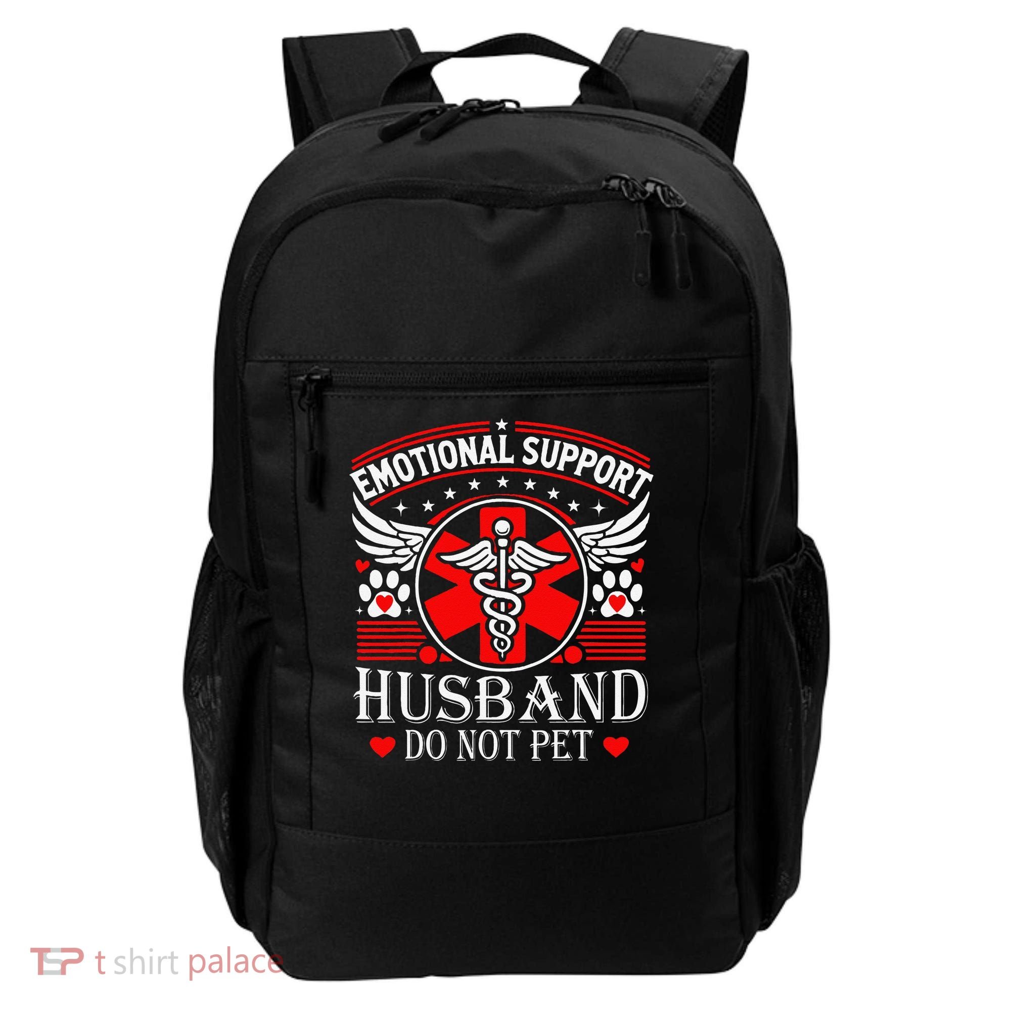 Emotional Support Husband Do Not Pet For Husband From Wife Backpack
