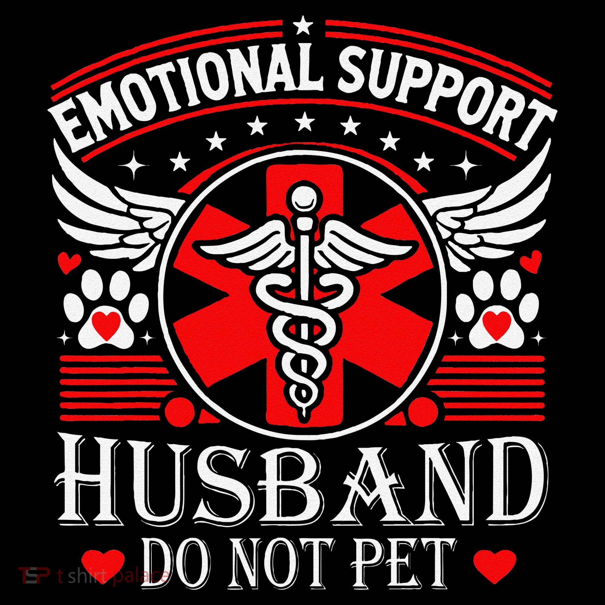 Emotional Support Husband Do Not Pet For Husband From Wife Coffee Mug