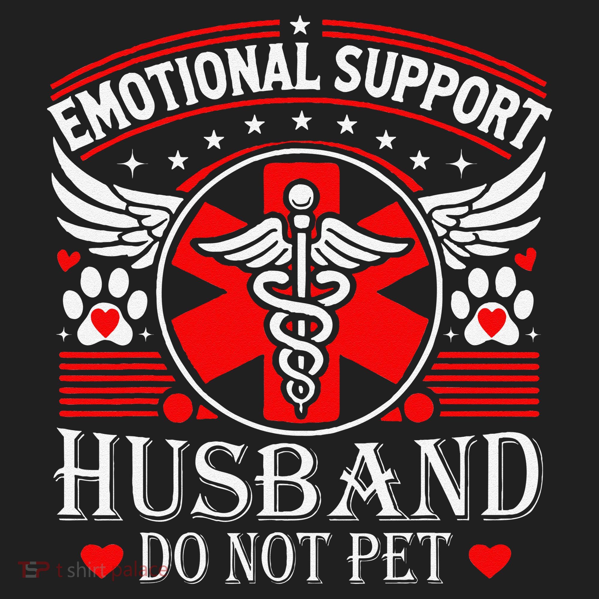 Emotional Support Husband Do Not Pet For Husband From Wife Beanie