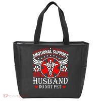 Emotional Support Husband Do Not Pet For Husband From Wife Tote Bag thumb 0