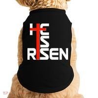 Easter Sunday He Is Risen Doggie Tank thumb 0