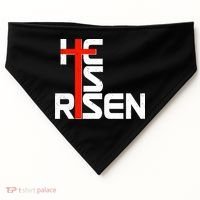 Easter Sunday He Is Risen USA-Made Doggie Bandana thumb 0