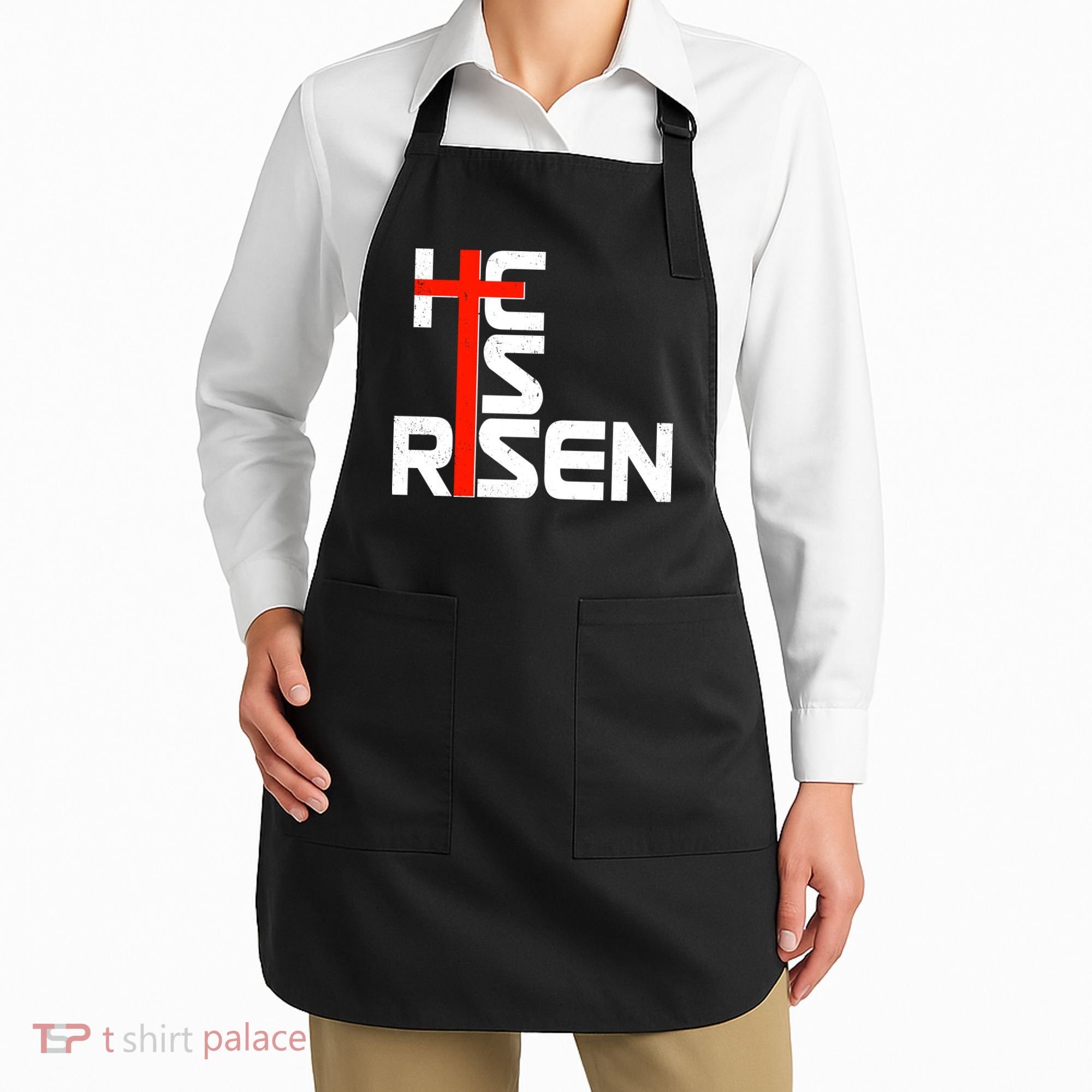 Easter Sunday He Is Risen Apron