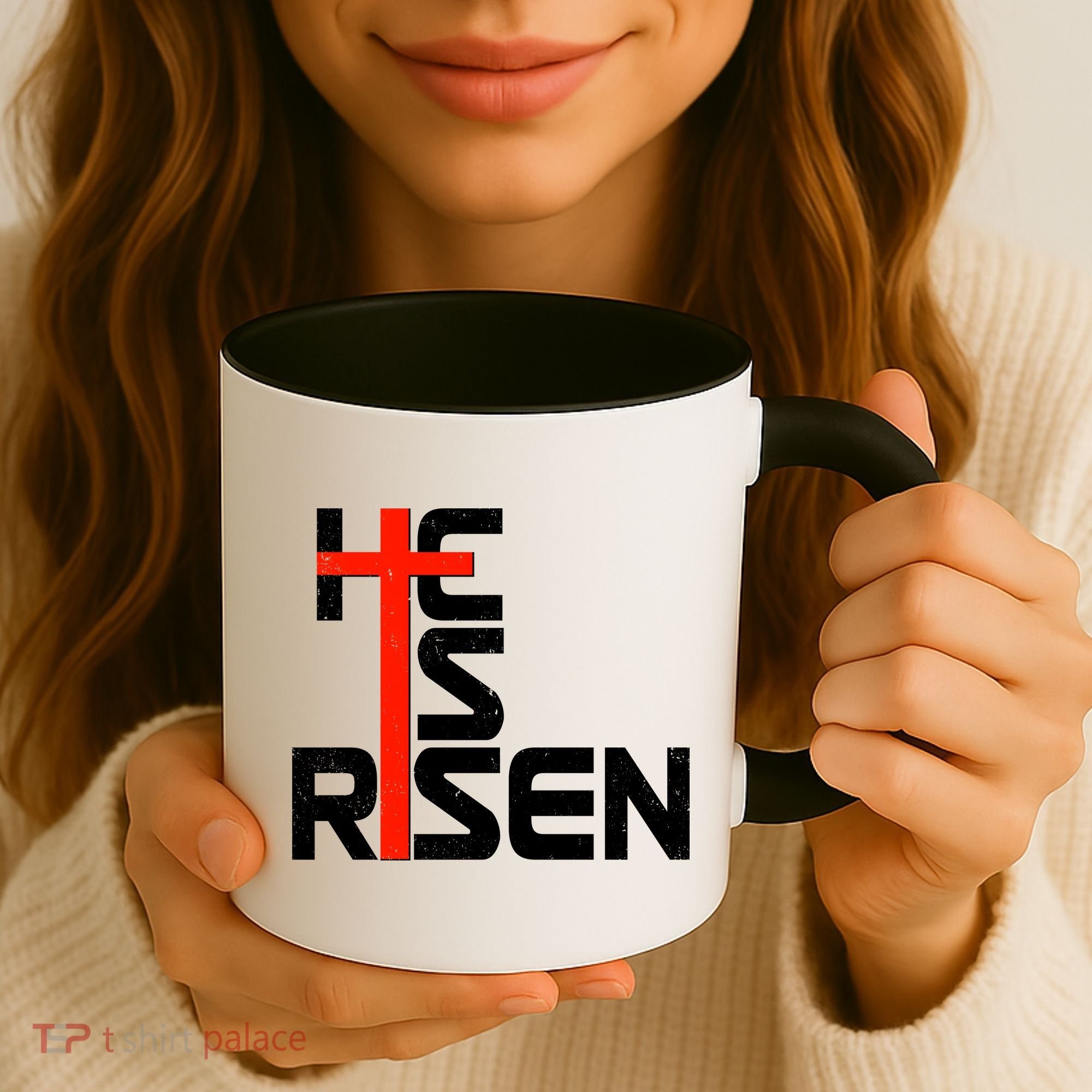 Easter Sunday He Is Risen Coffee Mug