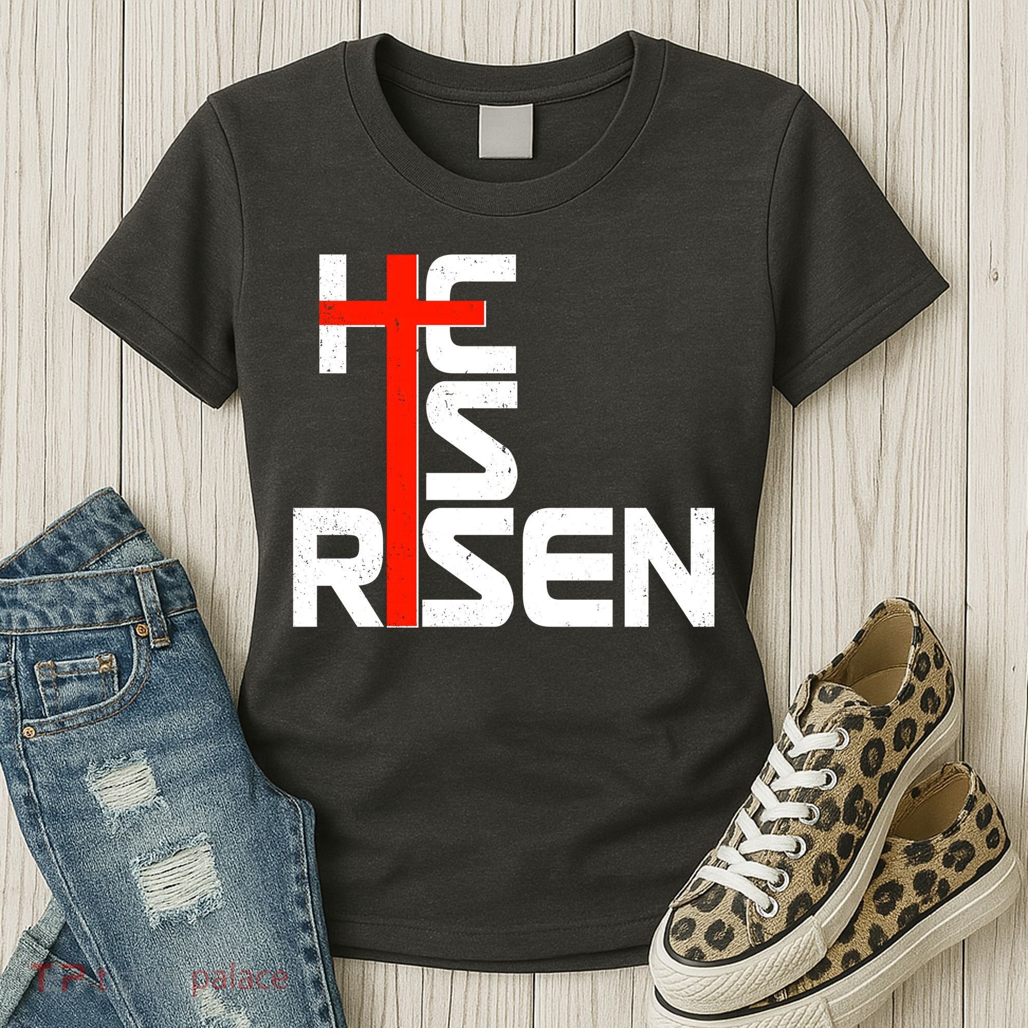 Easter Sunday He Is Risen Women's T-Shirt