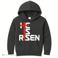 Easter Sunday He Is Risen Kids Hoodie thumb 0