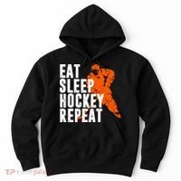 Eat Sleep Hockey Repeat Hoodie thumb 0