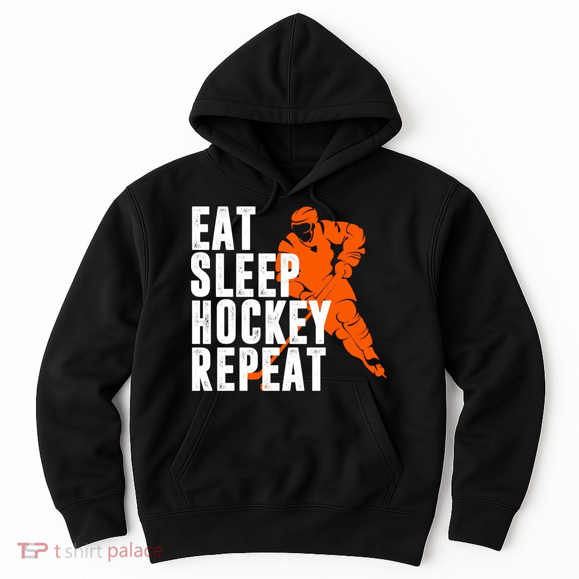 Eat Sleep Hockey Repeat Hoodie