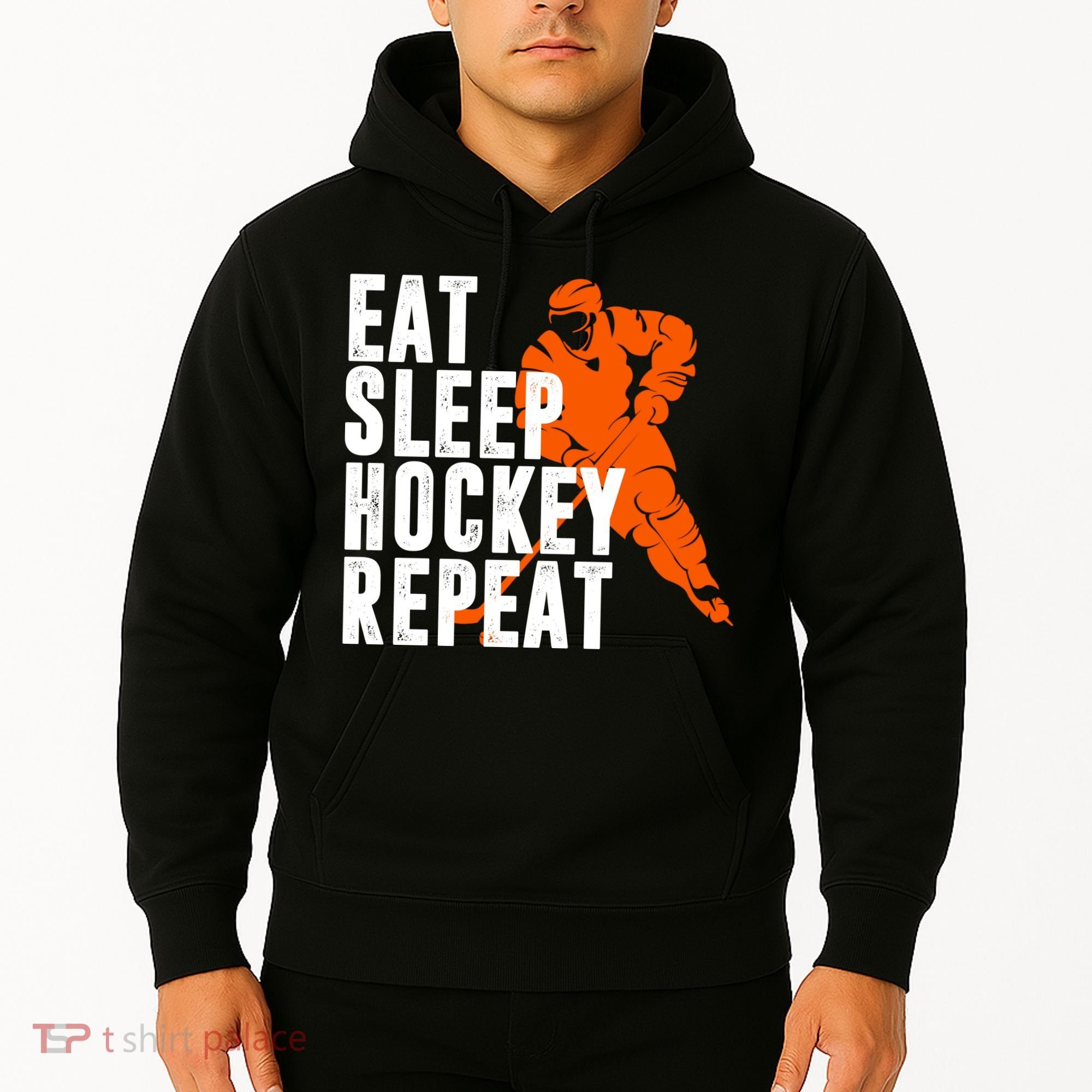 Eat Sleep Hockey Repeat Hoodie