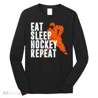 Eat Sleep Hockey Repeat Long Sleeve Shirt thumb 0