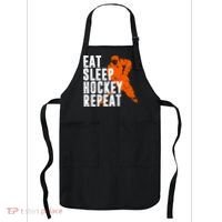 Eat Sleep Hockey Repeat Apron thumb 0