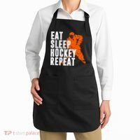 Eat Sleep Hockey Repeat Apron thumb 2