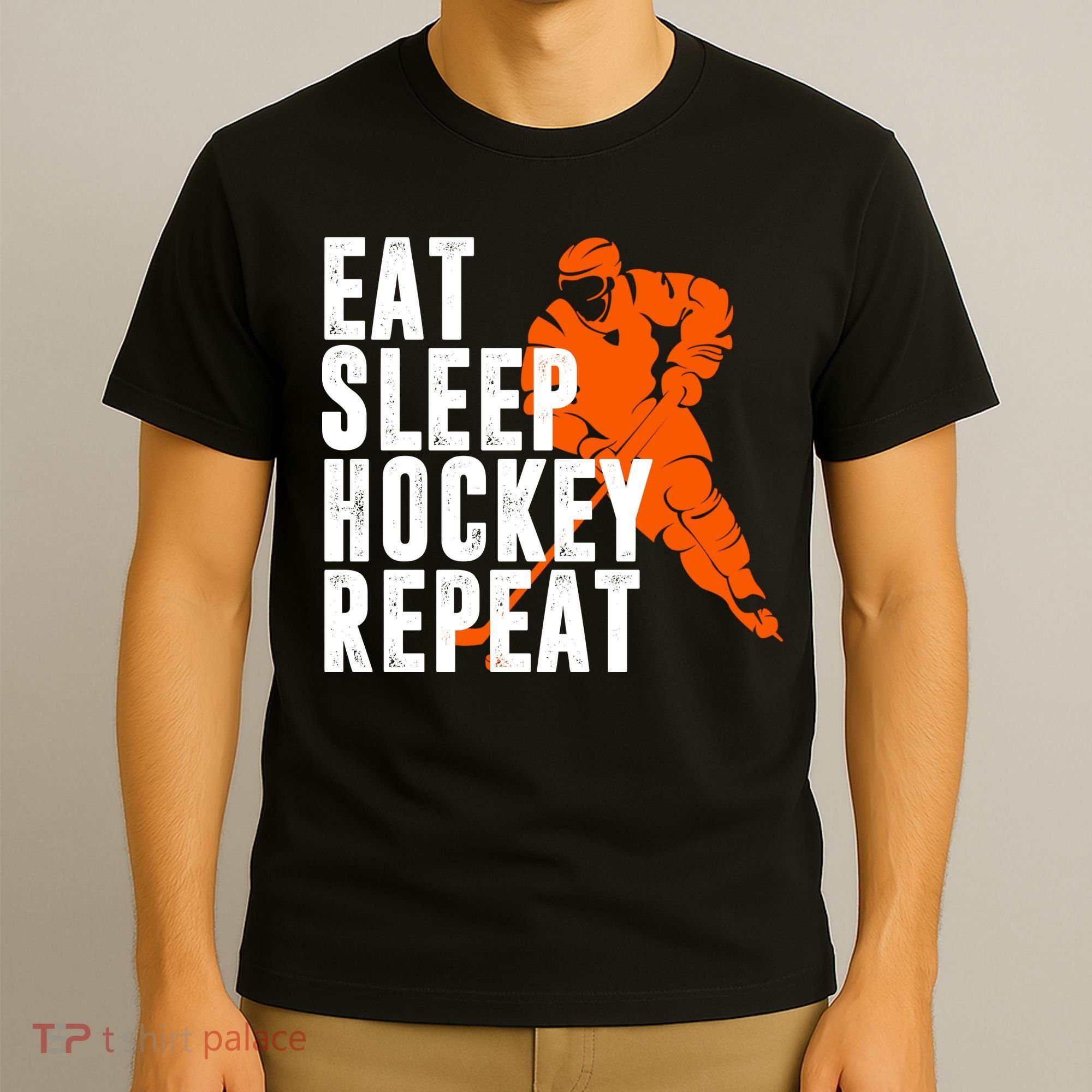 Eat Sleep Hockey Repeat T-Shirt