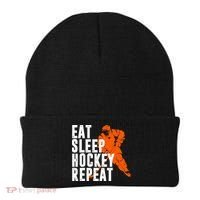 Eat Sleep Hockey Repeat Beanie thumb 0