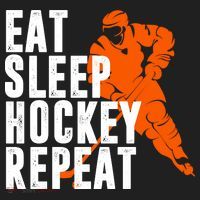 Eat Sleep Hockey Repeat Beanie thumb 2