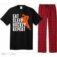 Eat Sleep Hockey Repeat Pajama Set thumb 0