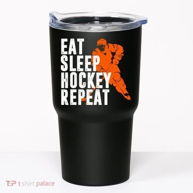 Eat Sleep Hockey Repeat Tumbler