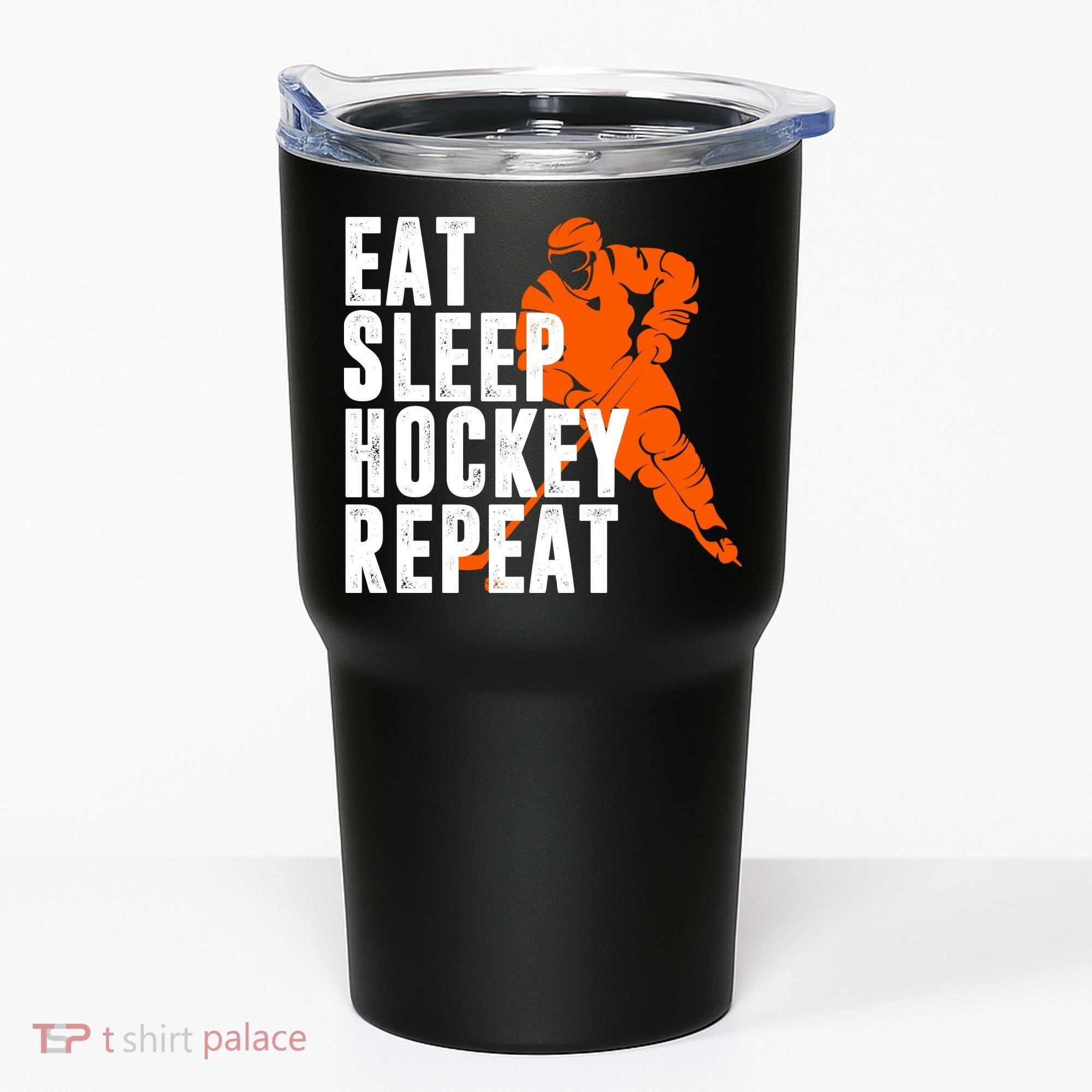 Eat Sleep Hockey Repeat Tumbler