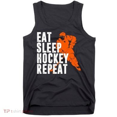 Eat Sleep Hockey Repeat Tank Top