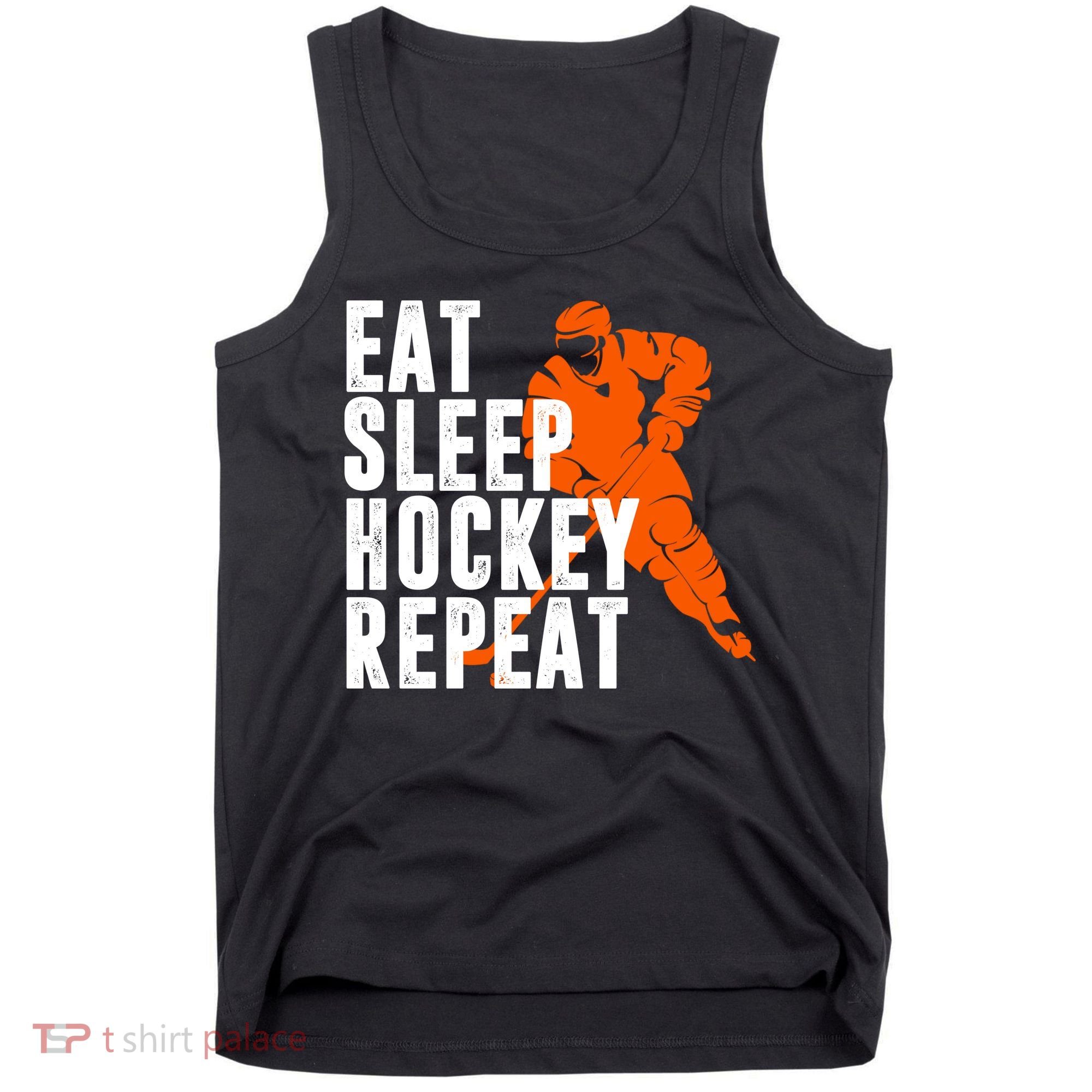 Eat Sleep Hockey Repeat Tank Top