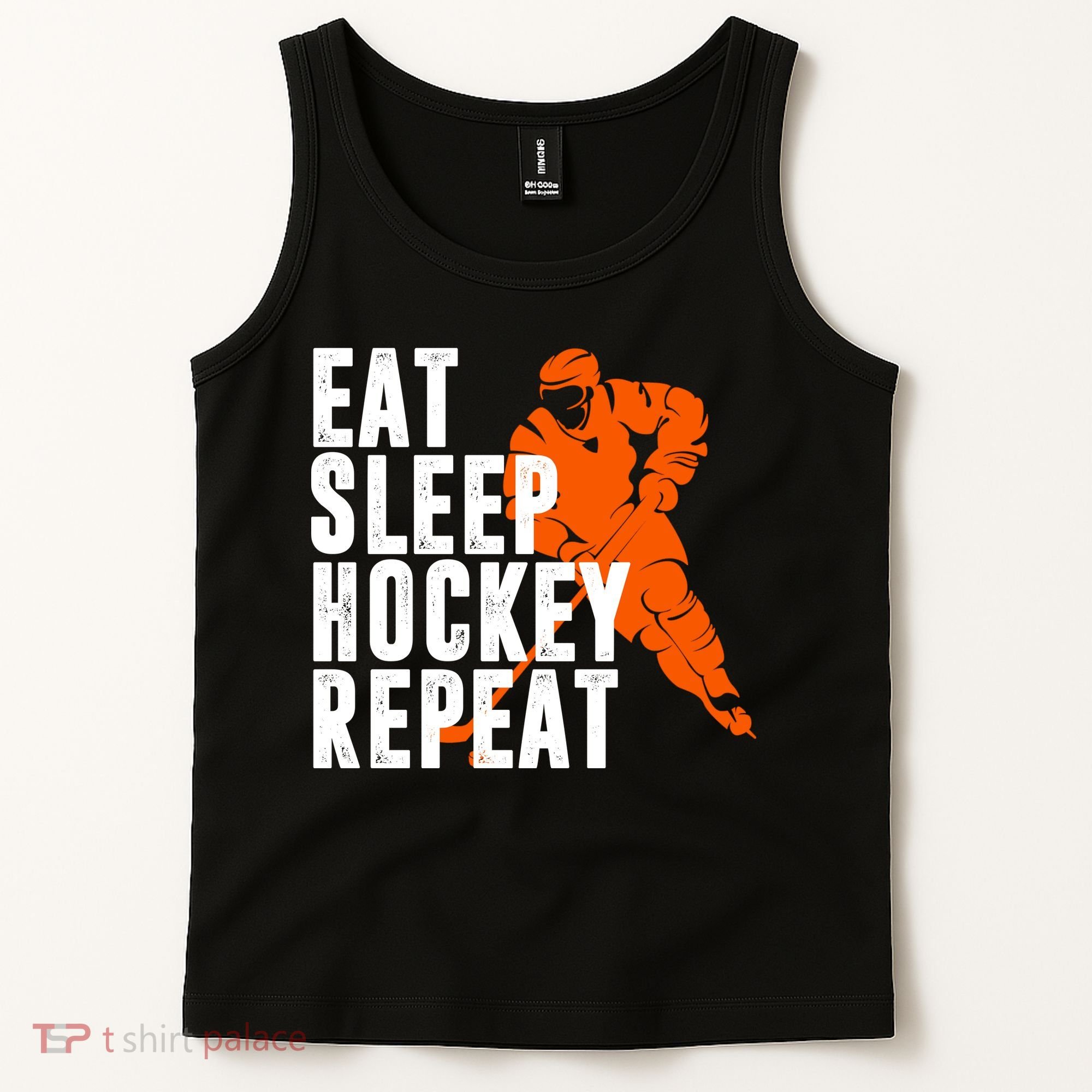 Eat Sleep Hockey Repeat Tank Top